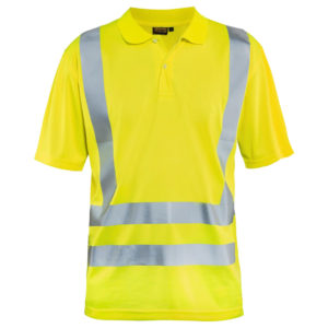 Warnschutz Polo-Shirt mit UV-Schutz "3391" - BLAKLÄDER®