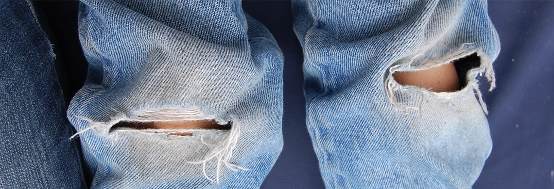 Zerschlissene Jeans